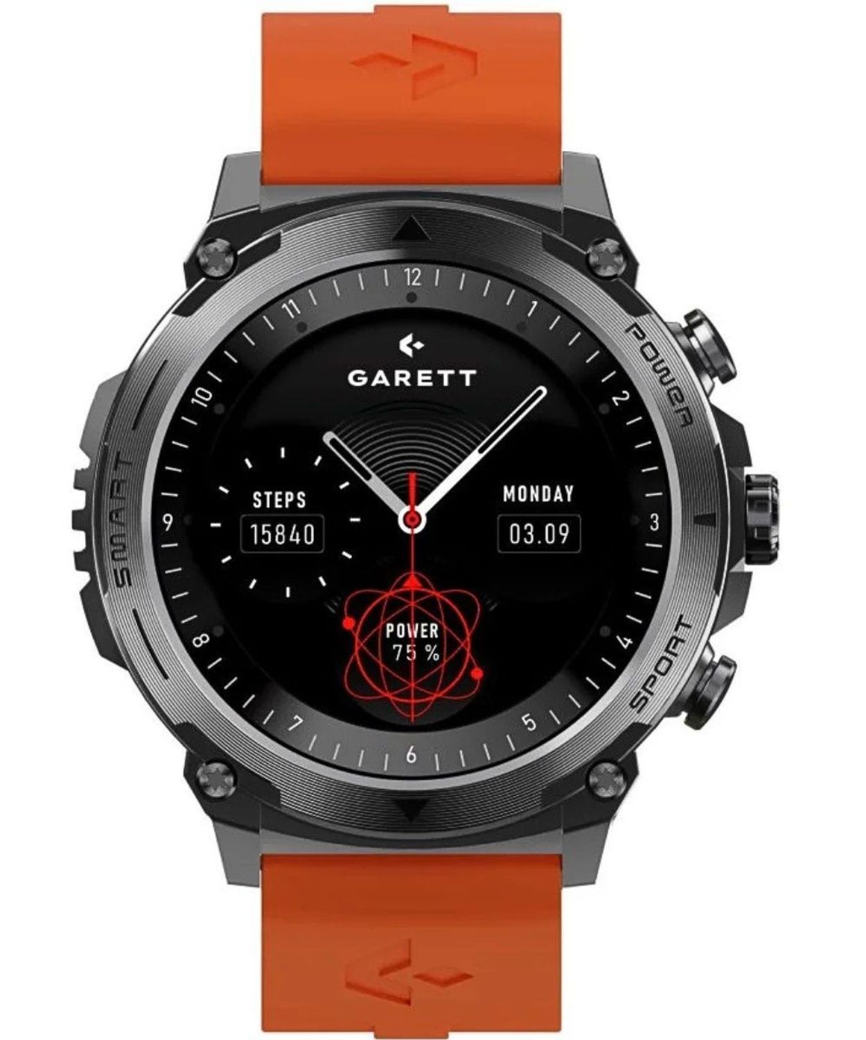 Smartwatch Garett Atom Czarny Stalowy – Rozmowy Bluetooth, 100+ Trybów Sportowych, Do 8 Dni Pracy black.jpg